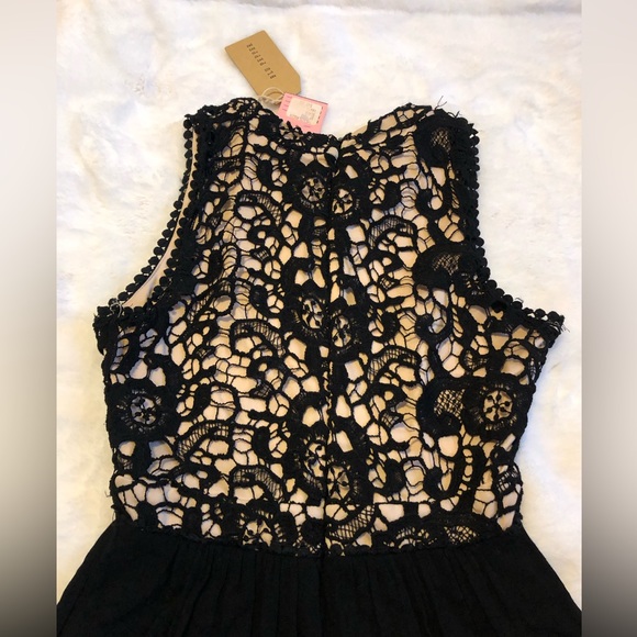 NWT Blu Pepper Women’s Lace Mini Formal Dress - Picture 16 of 16